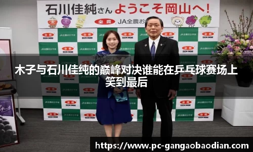 木子与石川佳纯的巅峰对决谁能在乒乓球赛场上笑到最后