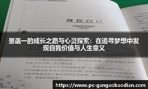景菡一的成长之路与心灵探索:在追寻梦想中发现自我价值与人生意义